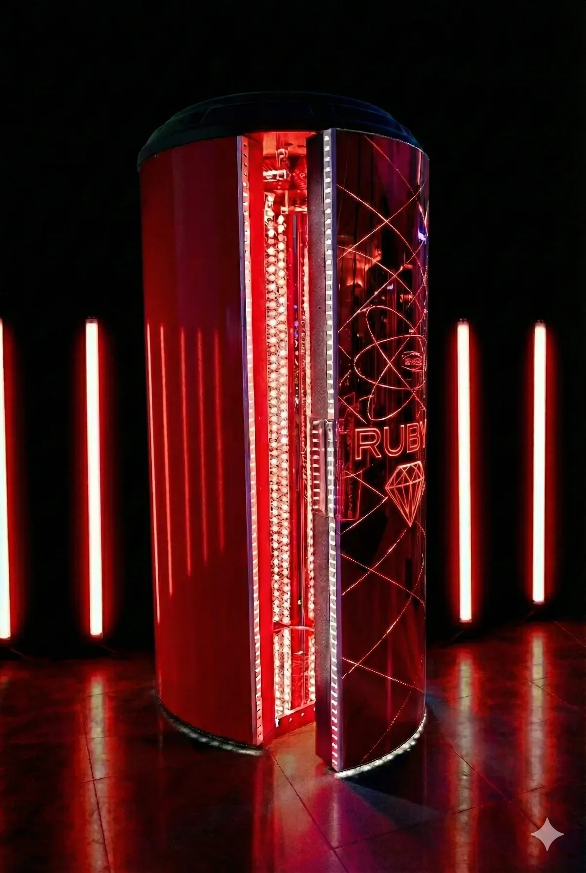 RUBY ARES Pro, vertikales Ganzkörpersystem für Photobiomodulation